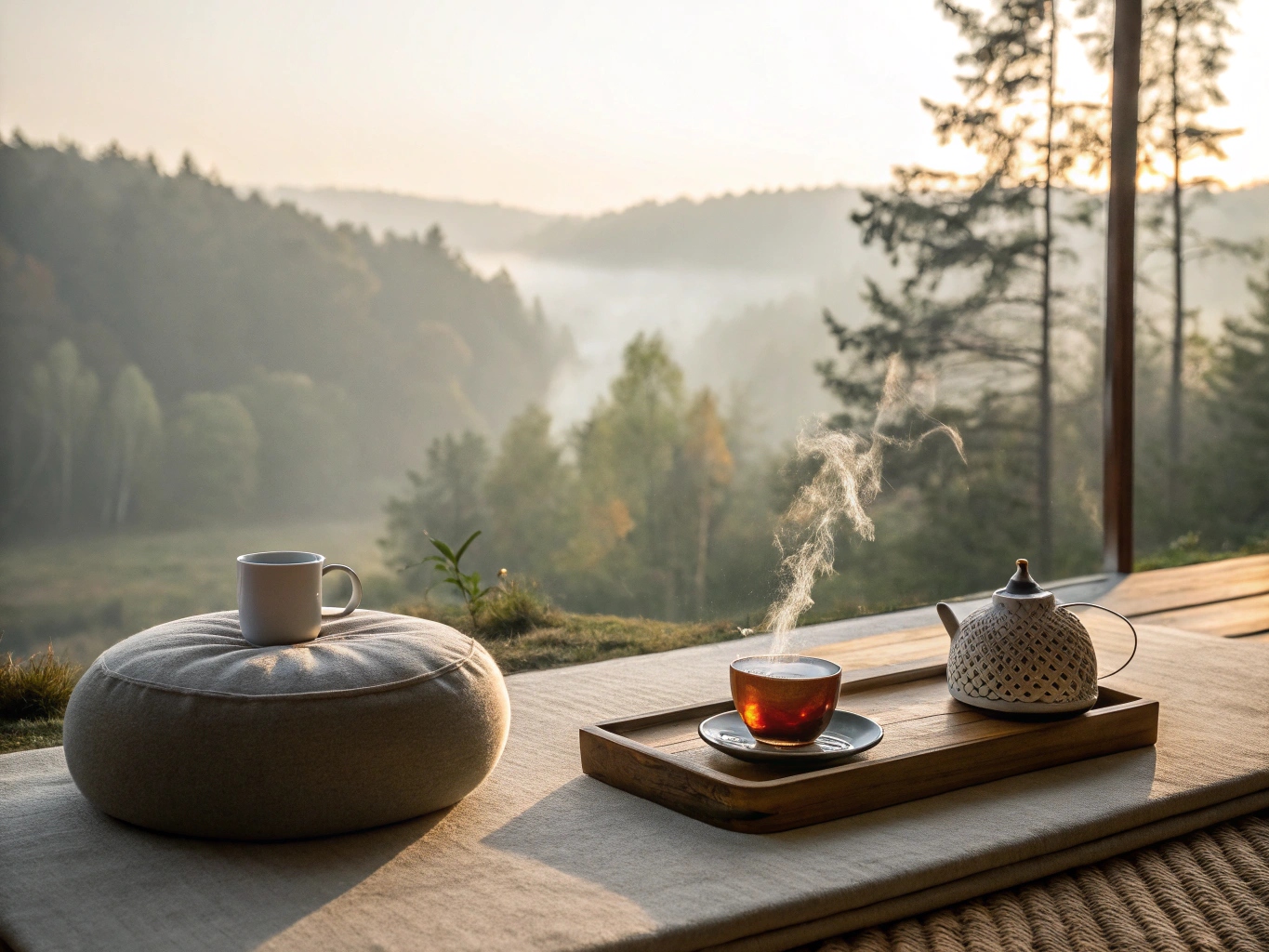 Person der mediterer